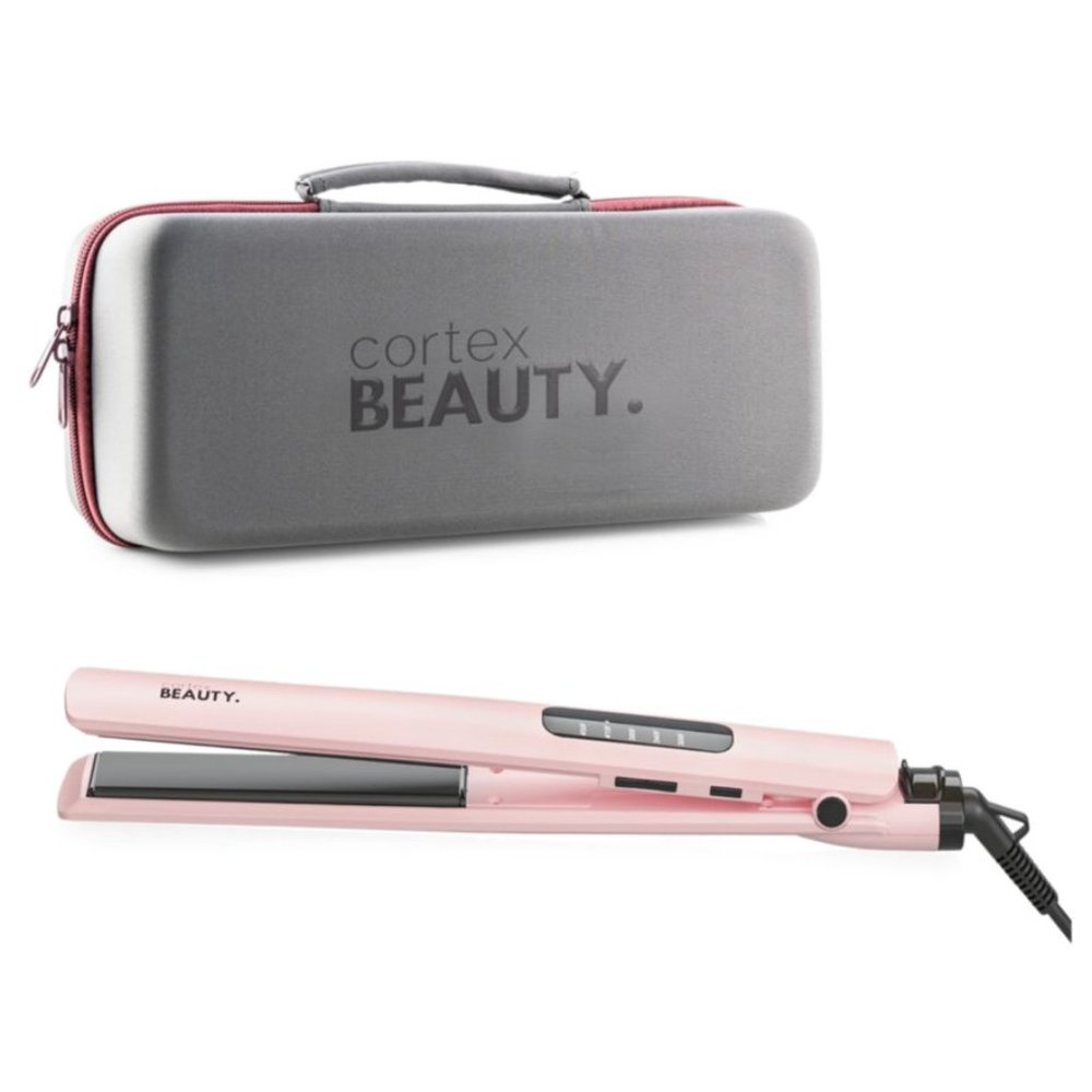 CORTEX BEAUTY 1” Digital Ultra Slim Flat Iron With Travel Case
